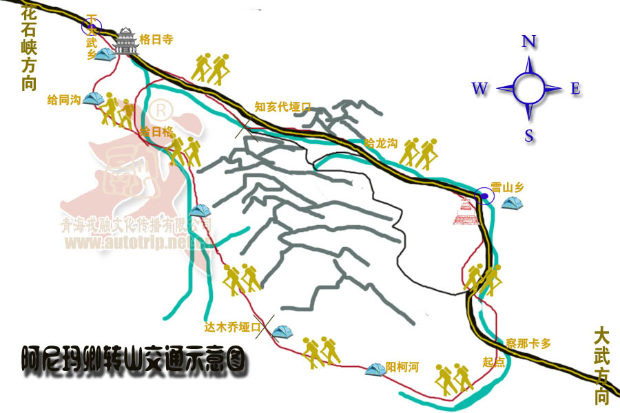 阿尼玛卿雪山旅游摄影包车攻略