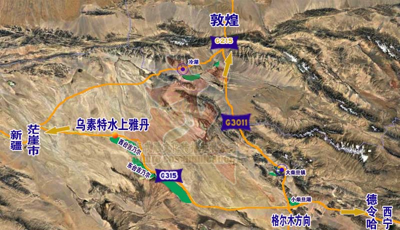 哪 乌素特水上雅丹地质公园,距离大柴旦镇223公里,距离德令哈368公里